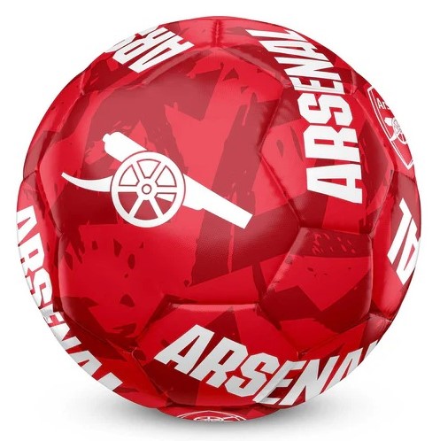 (Mis 5) Pallone Arsenal FC Graffiti (Rosso/Bianco)…x